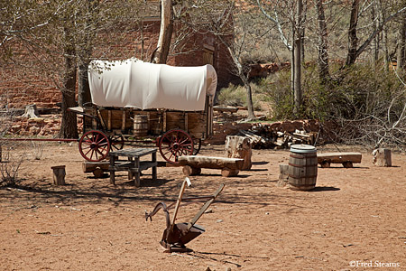 Pipe Springs National Monument Chuck Wagon and Plow